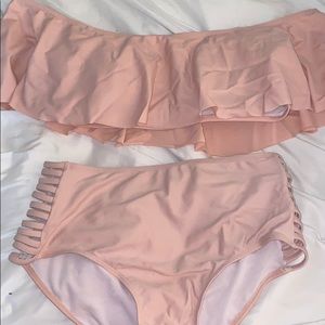 off the shoulder bikini